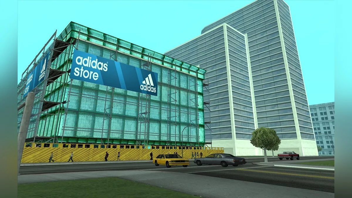 Торговый зал Adidas в Сан-Фиерро / GTA San Andreas