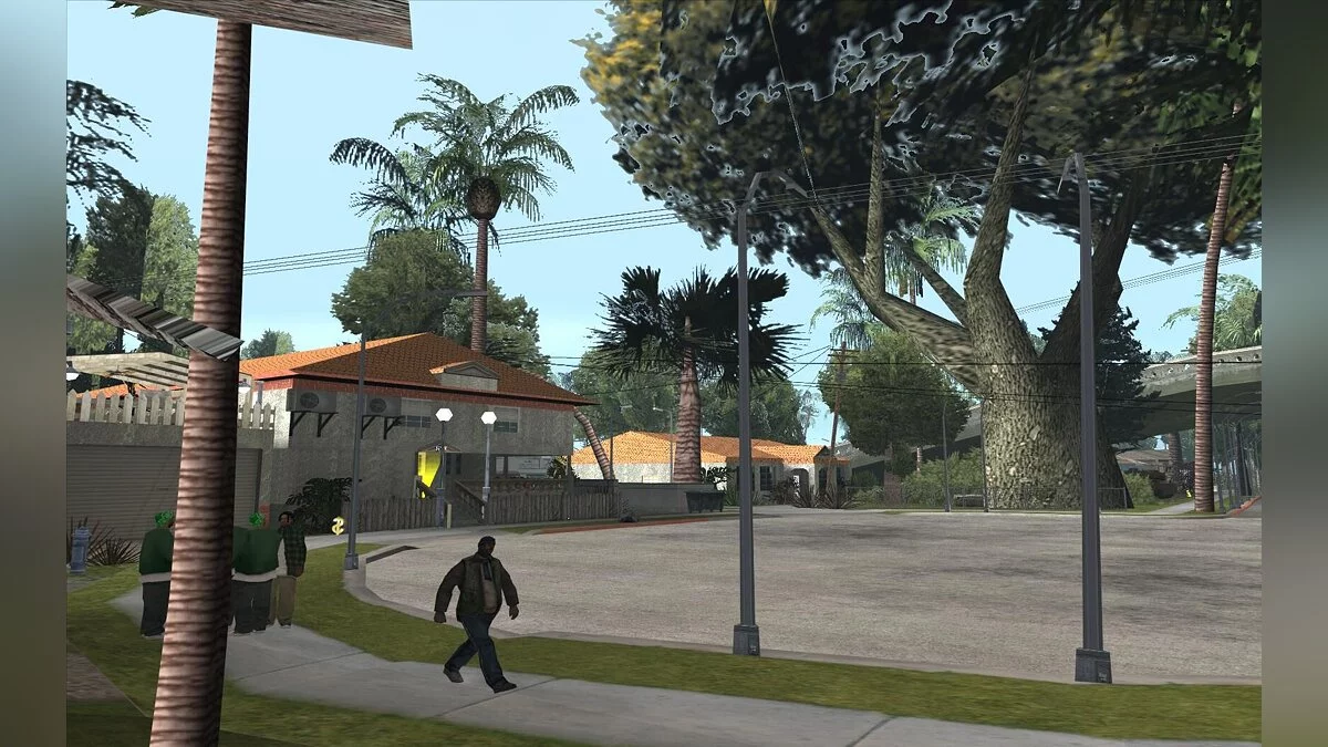 Новая растительность для Grove Street / GTA San Andreas