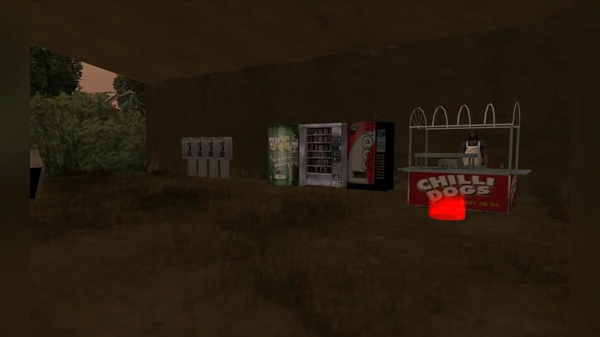 Новая растительность для Grove Street / GTA San Andreas