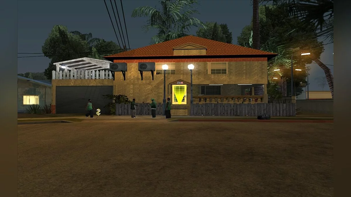 Новая растительность для Grove Street / GTA San Andreas
