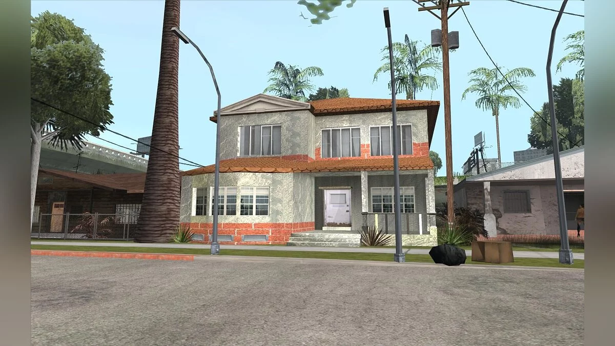 Новая растительность для Grove Street / GTA San Andreas