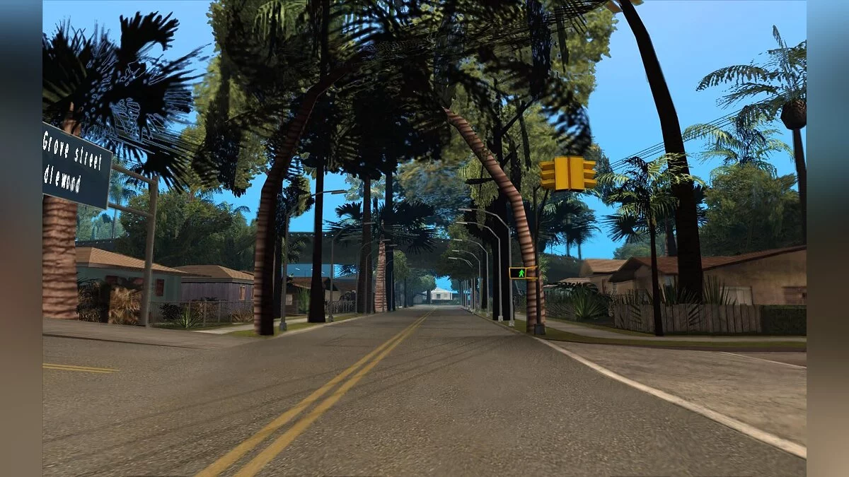 Новая растительность для Grove Street / GTA San Andreas