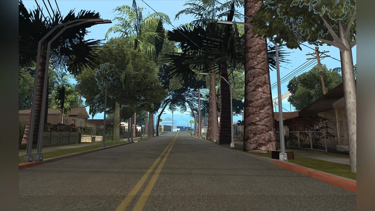 Новая растительность для Grove Street / GTA San Andreas