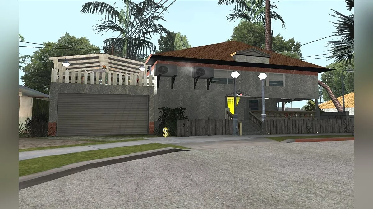 Новая растительность для Grove Street / GTA San Andreas