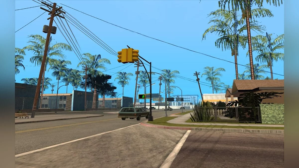 Новая растительность для Grove Street / GTA San Andreas