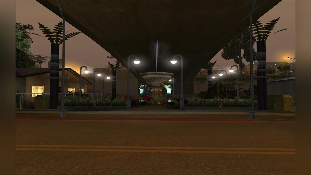 Новая растительность для Grove Street / GTA San Andreas