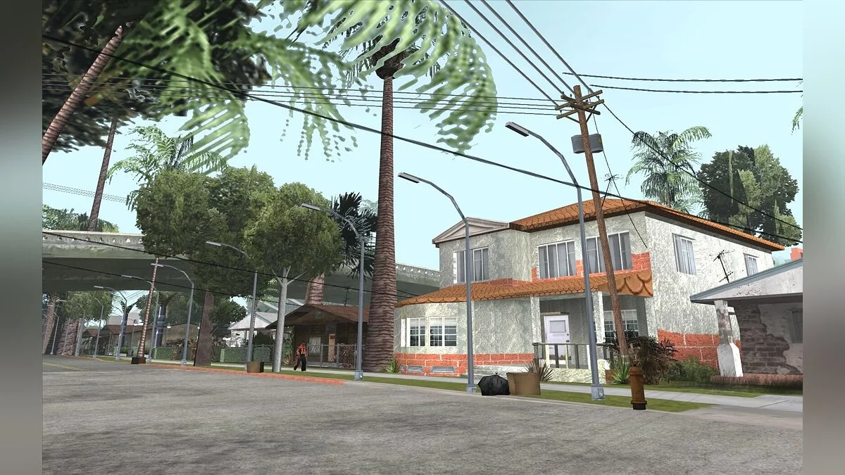 Новая растительность для Grove Street / GTA San Andreas