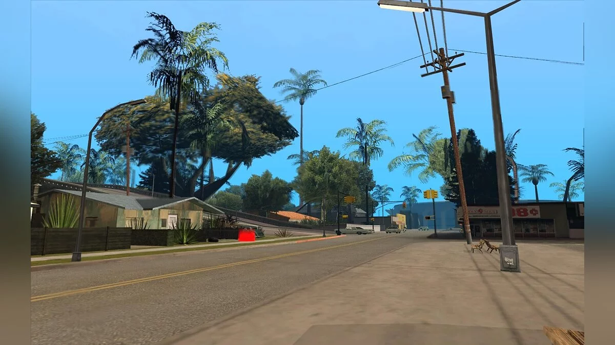Новая растительность для Grove Street / GTA San Andreas