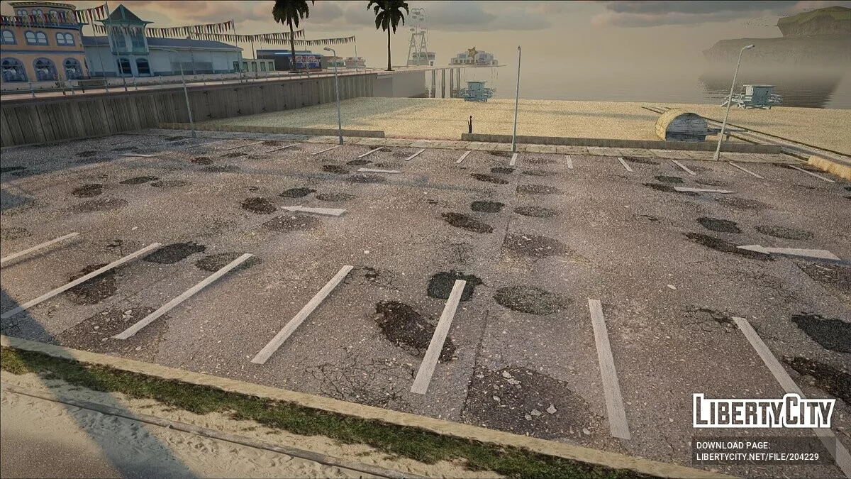 HD и HQ пляж Санта-Мария / GTA San Andreas