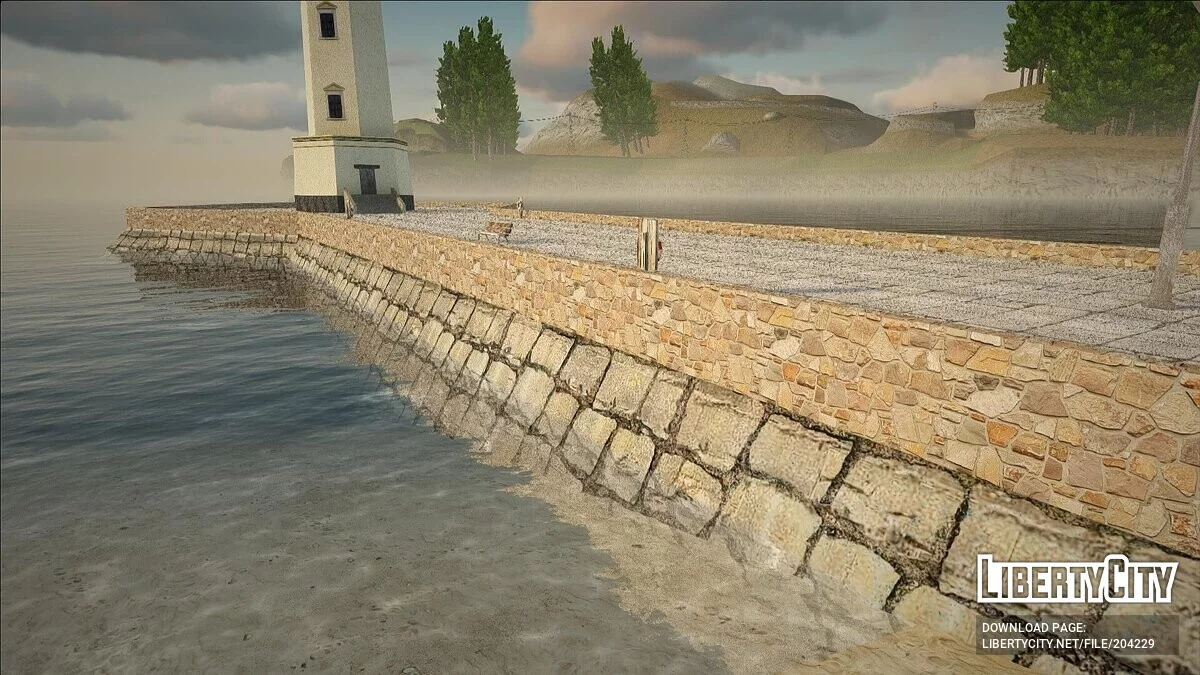 HD и HQ пляж Санта-Мария / GTA San Andreas