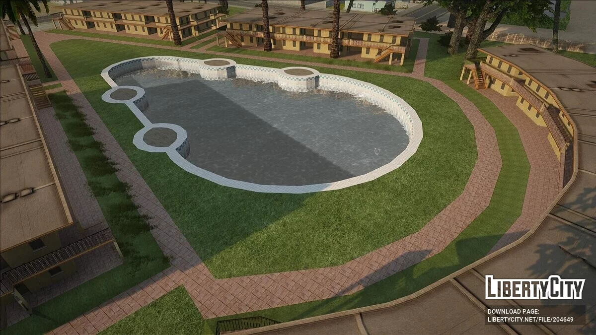 HD отельный комплекс в Prickle Pine 2024 / GTA San Andreas