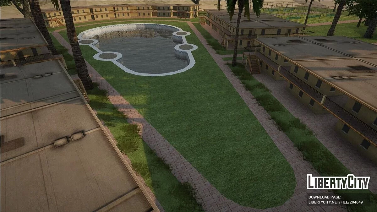 HD отельный комплекс в Prickle Pine 2024 / GTA San Andreas