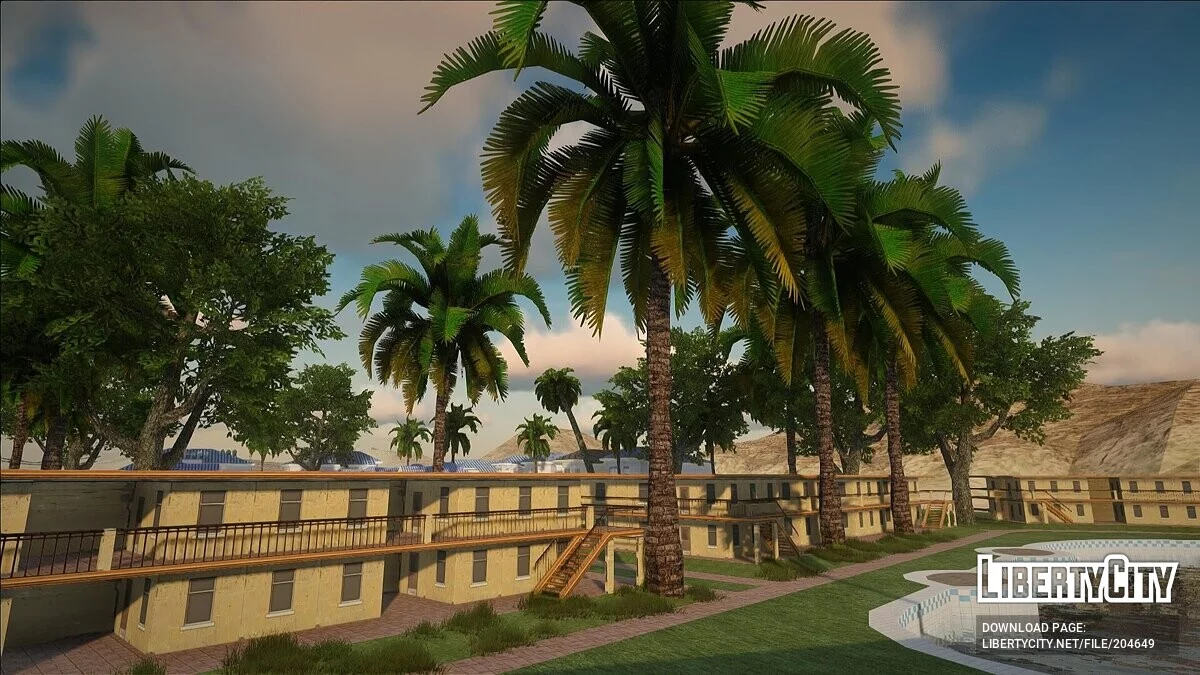 HD отельный комплекс в Prickle Pine 2024 / GTA San Andreas