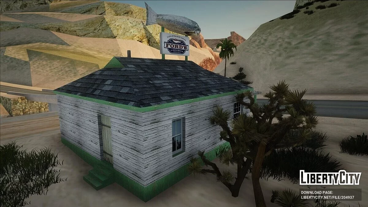 HD рыбный магазин в Angel Pine и Tierra Robada / GTA San Andreas