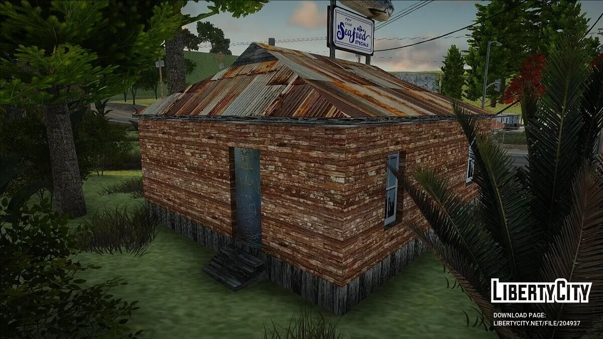 HD рыбный магазин в Angel Pine и Tierra Robada / GTA San Andreas