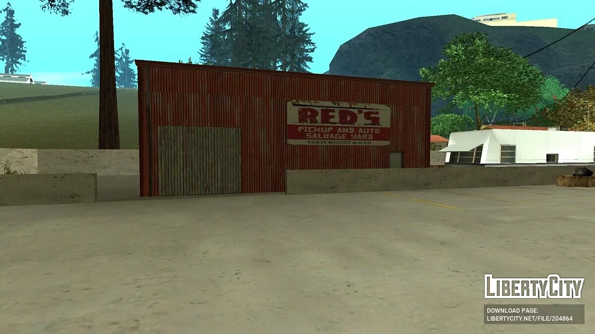 Мастерская Red's из GTA 5 / GTA San Andreas