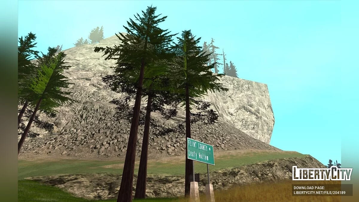 Насыщенные цвета деревьев / GTA San Andreas