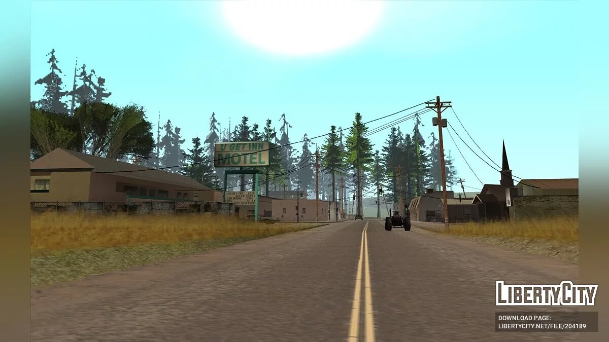 Насыщенные цвета деревьев / GTA San Andreas
