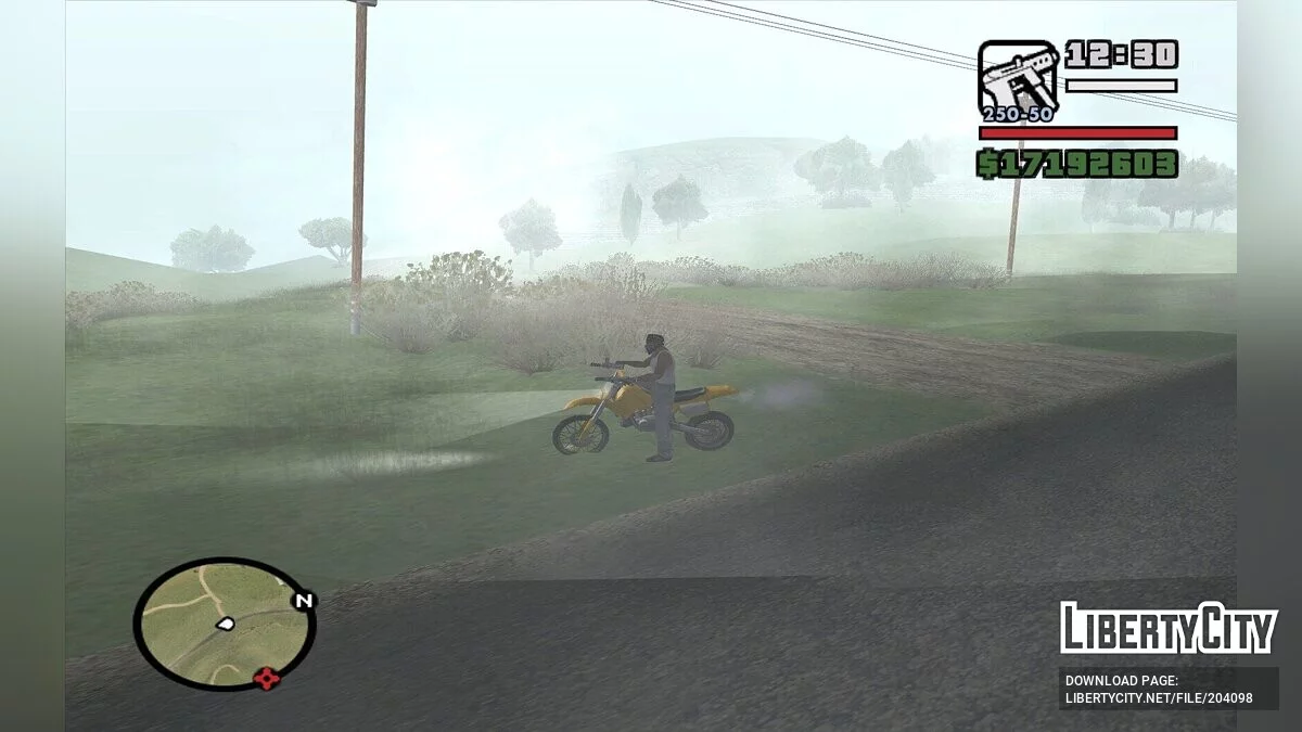 Трава вместо пустыни в Лас-Вентурас / GTA San Andreas