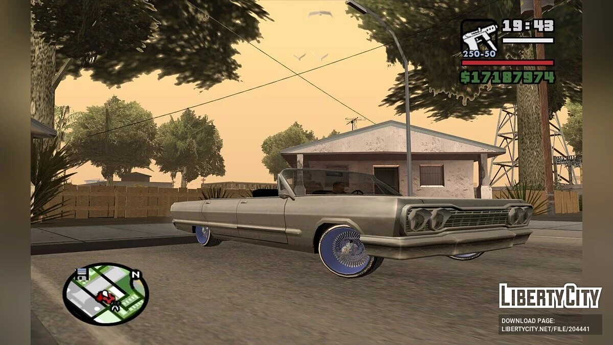 Новые диски для лоурайдеров / GTA San Andreas