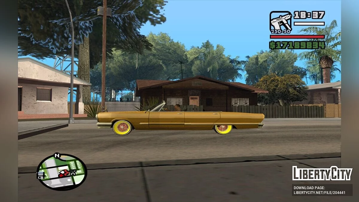 Новые диски для лоурайдеров / GTA San Andreas