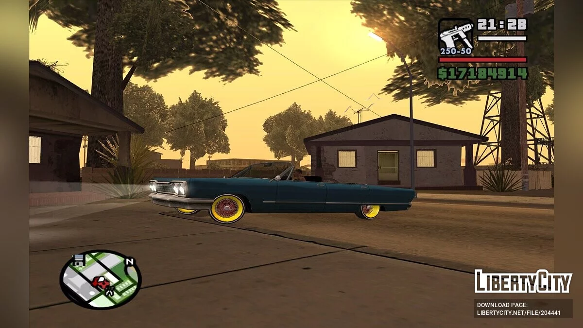 Новые диски для лоурайдеров / GTA San Andreas
