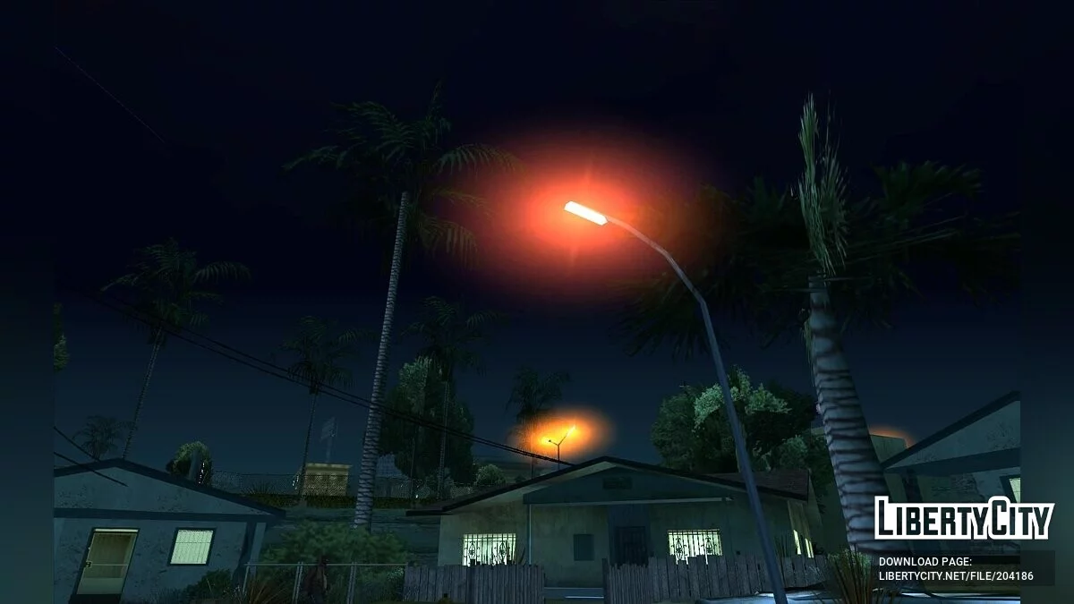 Новое освещение улиц / GTA San Andreas