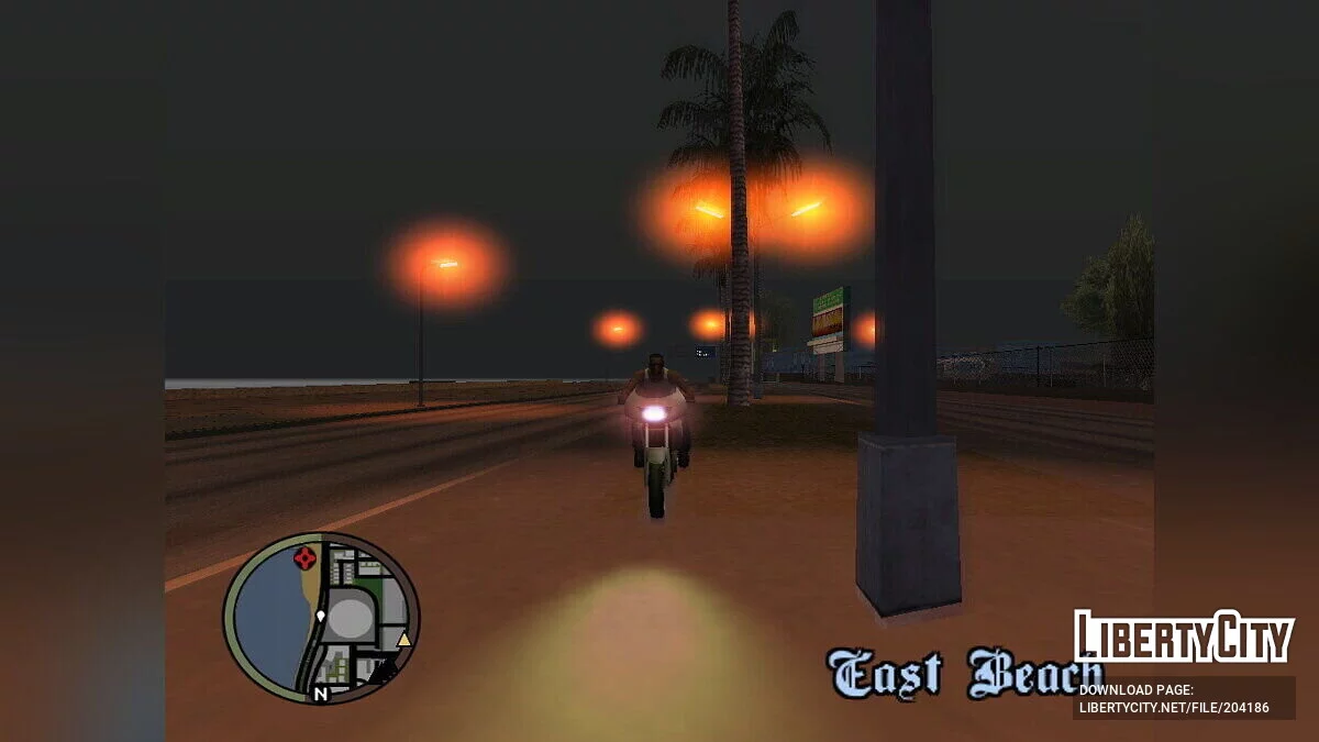 Новое освещение улиц / GTA San Andreas