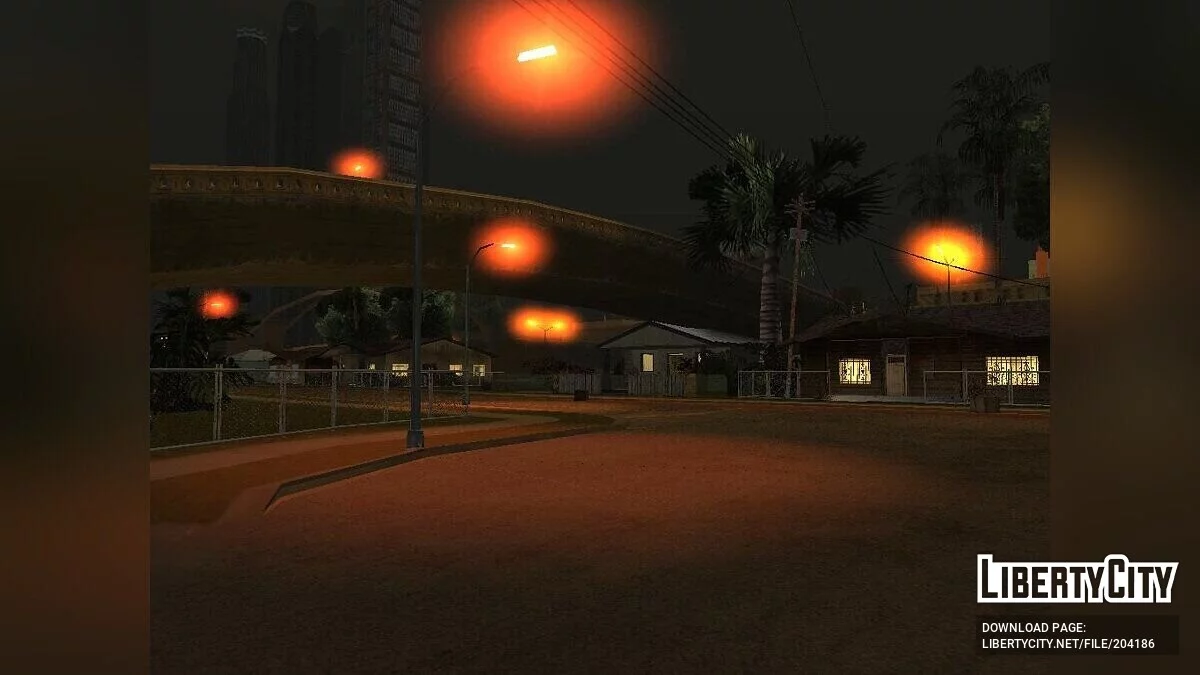 Новое освещение улиц / GTA San Andreas