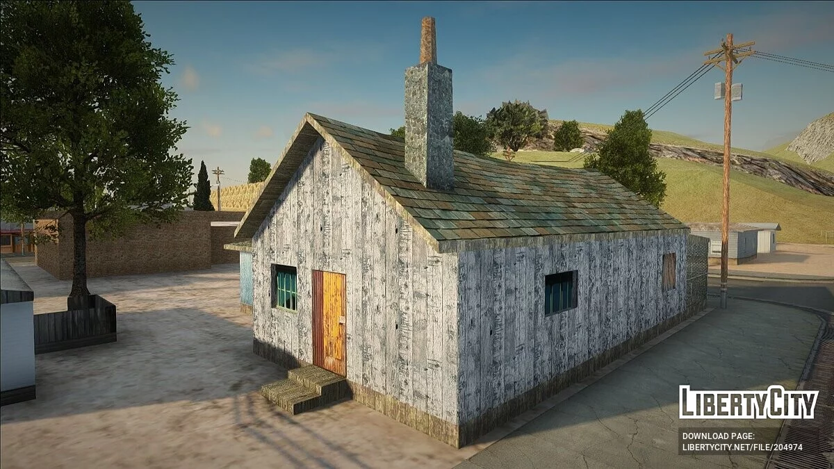 Новые текстуры домов в Angel Pine и El Quebrados / GTA San Andreas