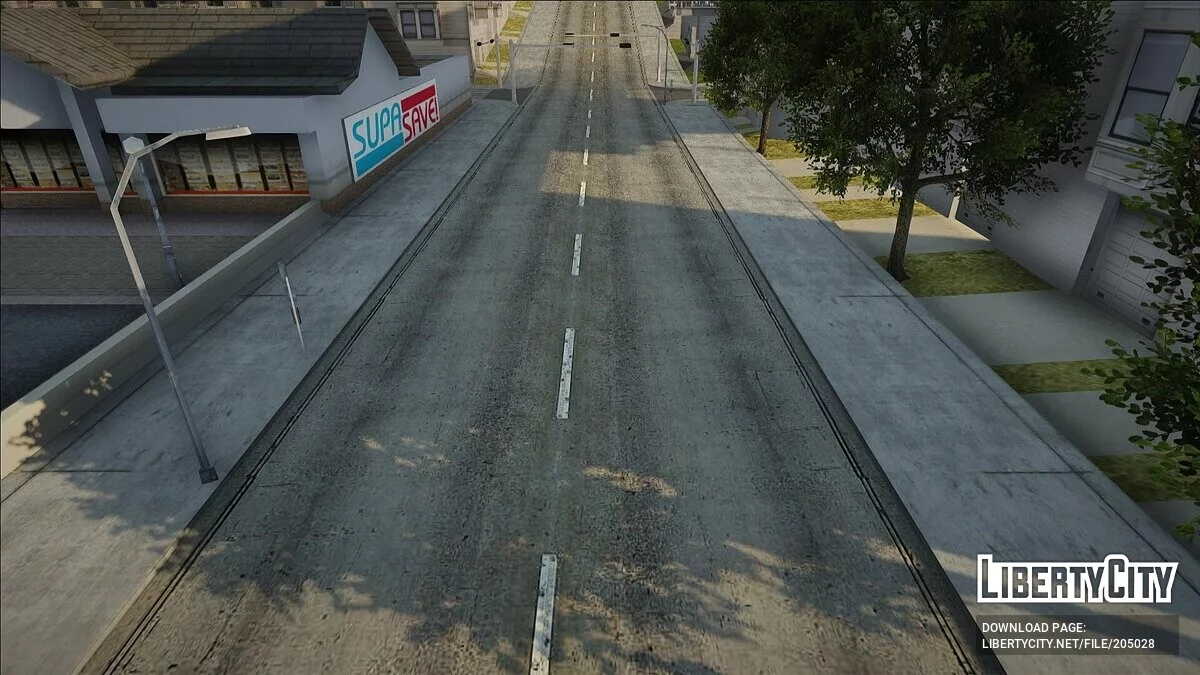Новые текстуры дороги в Сан-Фиерро / GTA San Andreas