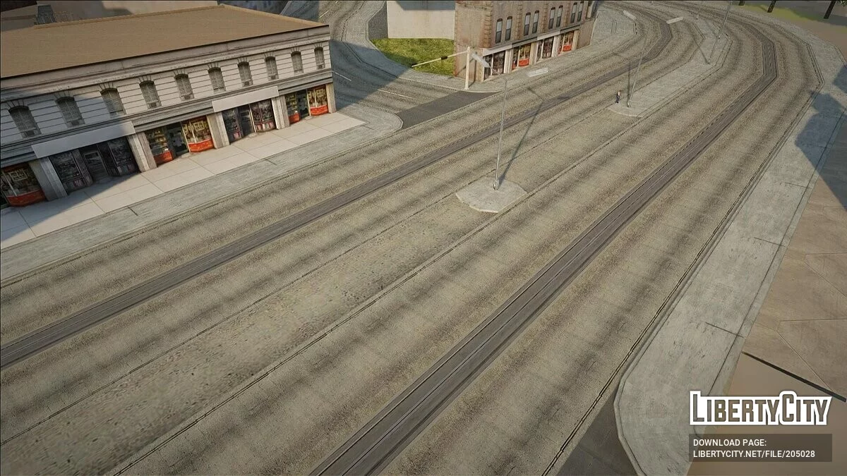Новые текстуры дороги в Сан-Фиерро / GTA San Andreas