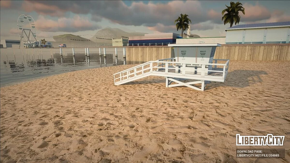 Новые текстуры песка на пляже / GTA San Andreas