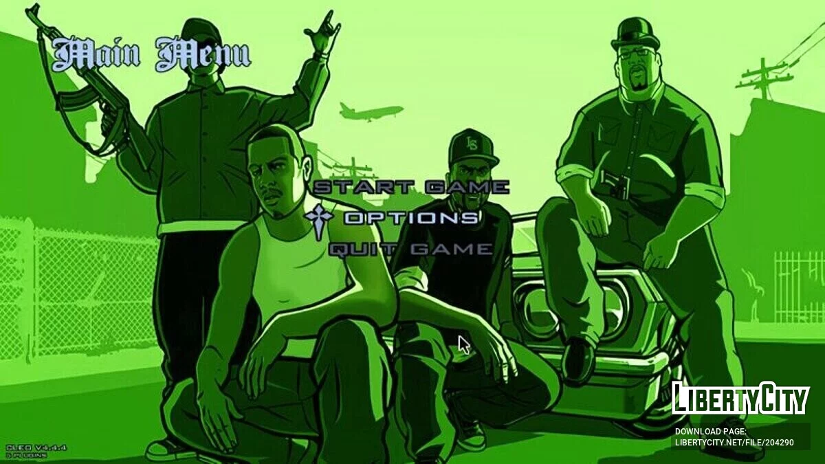 Новые загрузочные экраны + новая музыка / GTA San Andreas