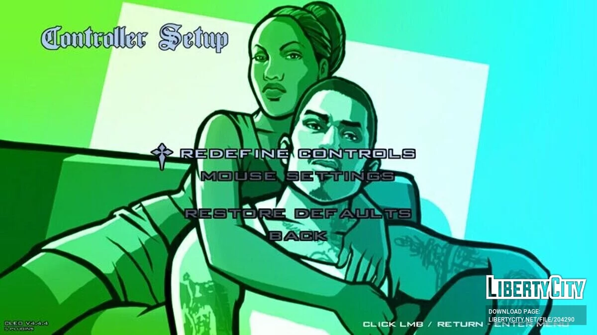 Новые загрузочные экраны + новая музыка / GTA San Andreas