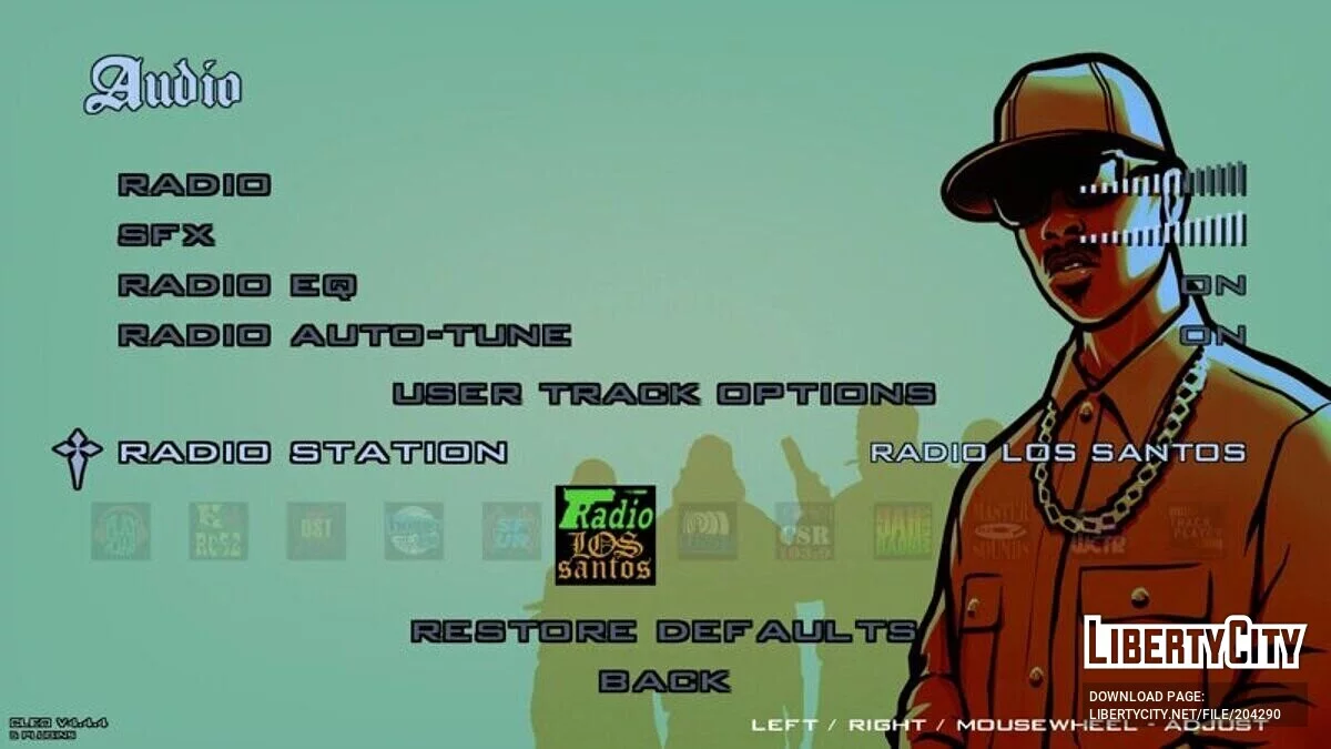Новые загрузочные экраны + новая музыка / GTA San Andreas