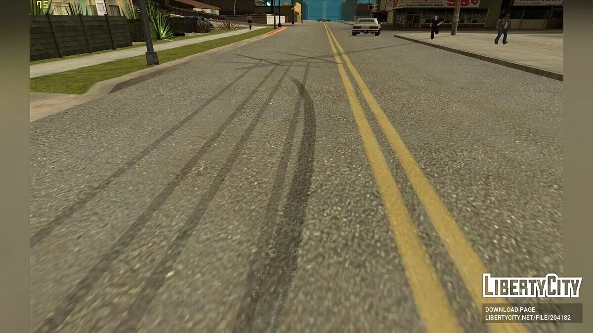 Следы шин из GTA 4 / GTA San Andreas
