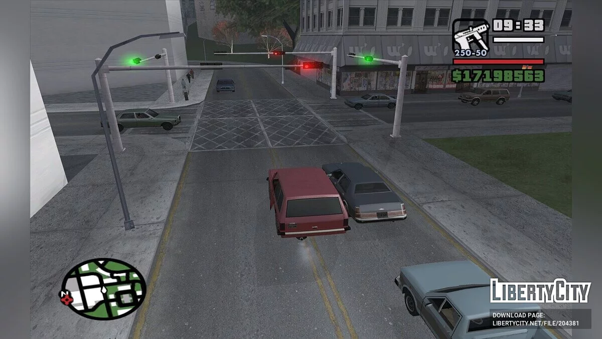 Текстуры дорог из  GTA 4 в Сан Фиерро / GTA San Andreas