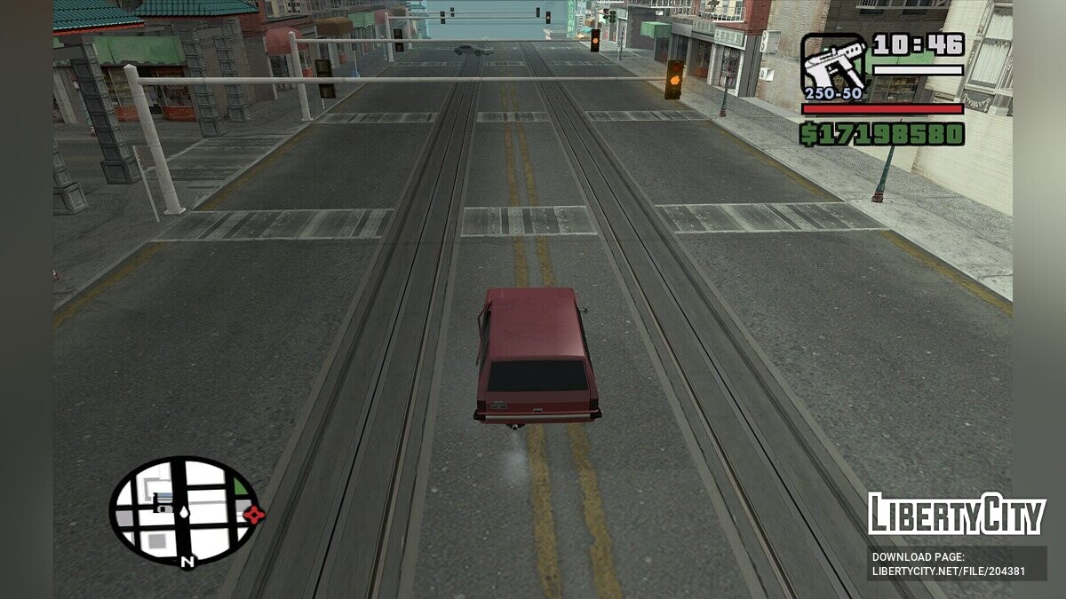 Скачать Текстуры дорог из GTA 4 в Сан Фиерро для GTA San Andreas