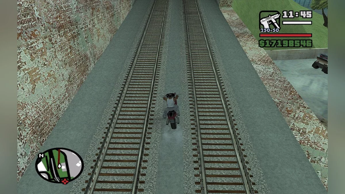 Железные дороги в HD / GTA San Andreas