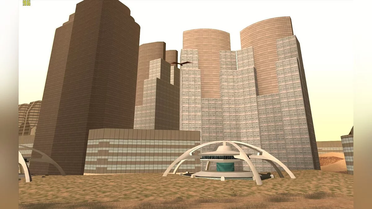Трансформация взлетно-посадочной полосы в пустыне / GTA San Andreas