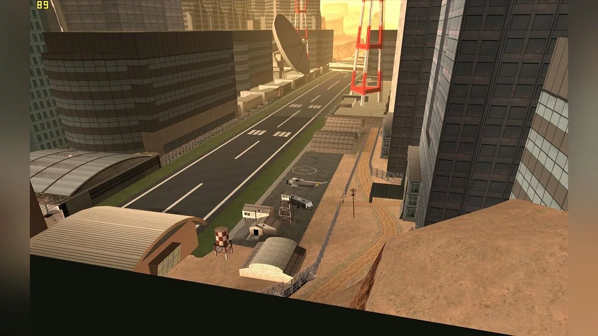 Трансформация взлетно-посадочной полосы в пустыне / GTA San Andreas