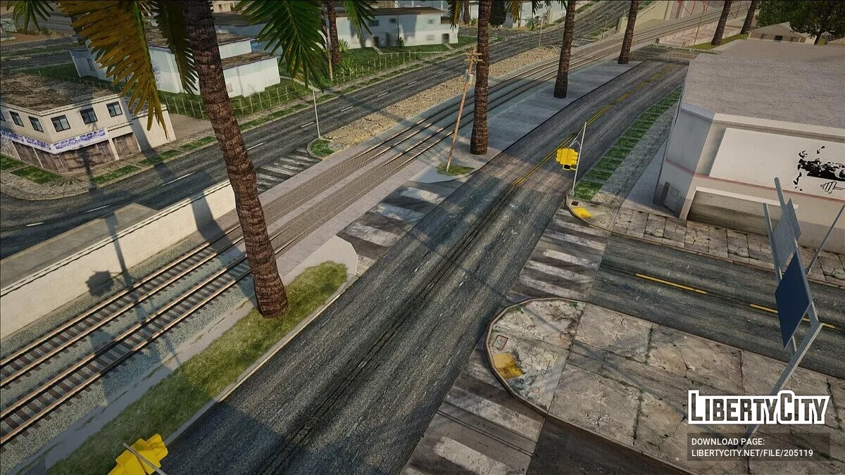 Дороги в стиле GTA 5 / GTA San Andreas