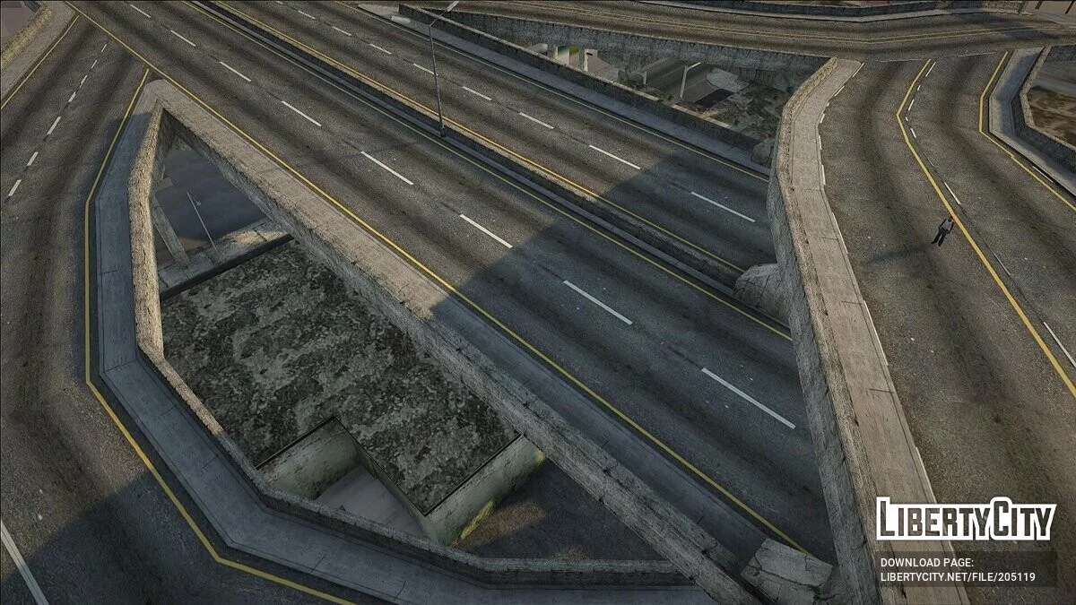 Дороги в стиле GTA 5 / GTA San Andreas