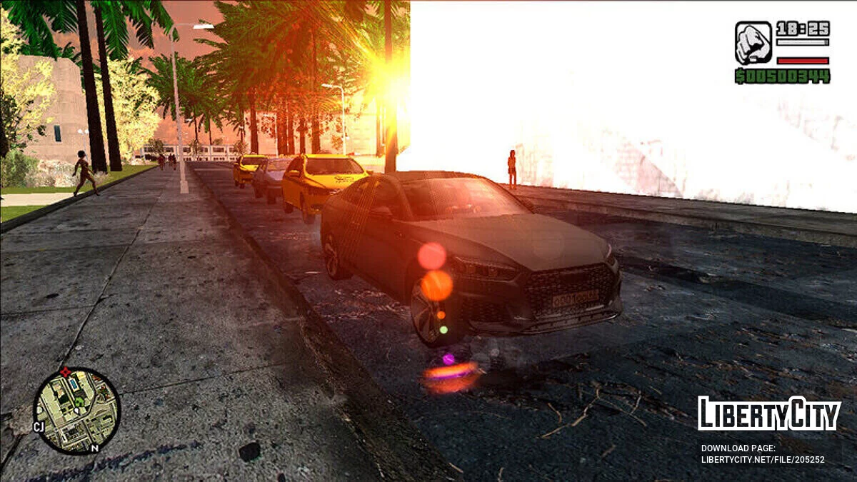 Обновленная дорога в HD качестве / GTA San Andreas