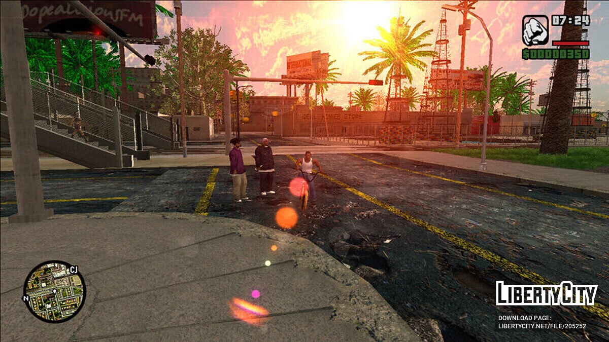 Обновленная дорога в HD качестве / GTA San Andreas