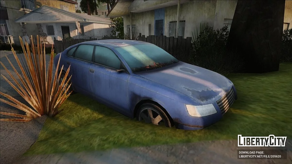 Обновленный разбитый автохлам в Восточном Лос-Сантосе / GTA San Andreas