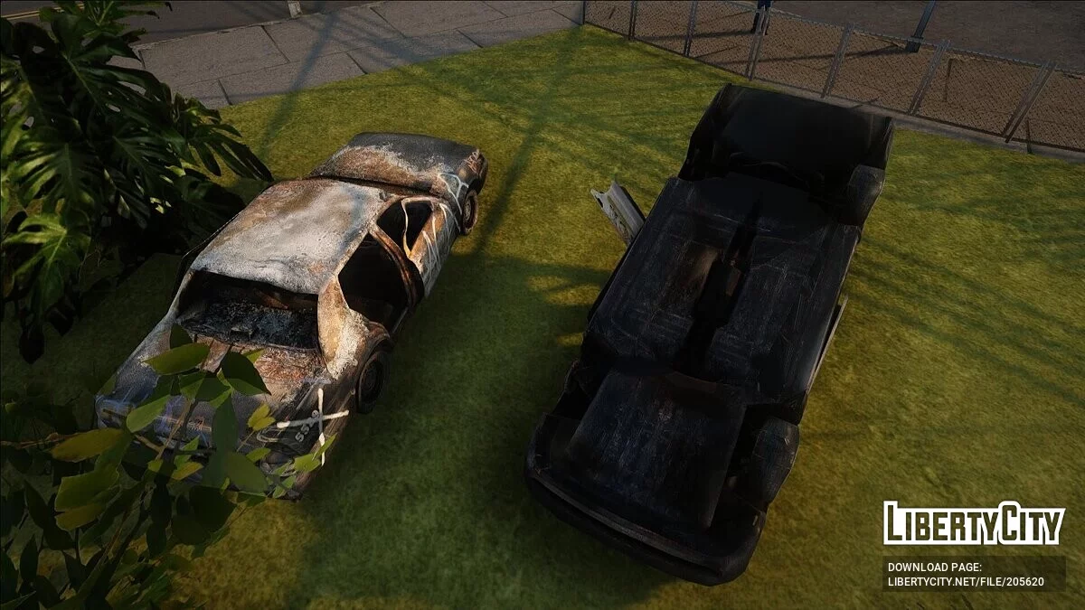 Обновленный разбитый автохлам в Восточном Лос-Сантосе / GTA San Andreas
