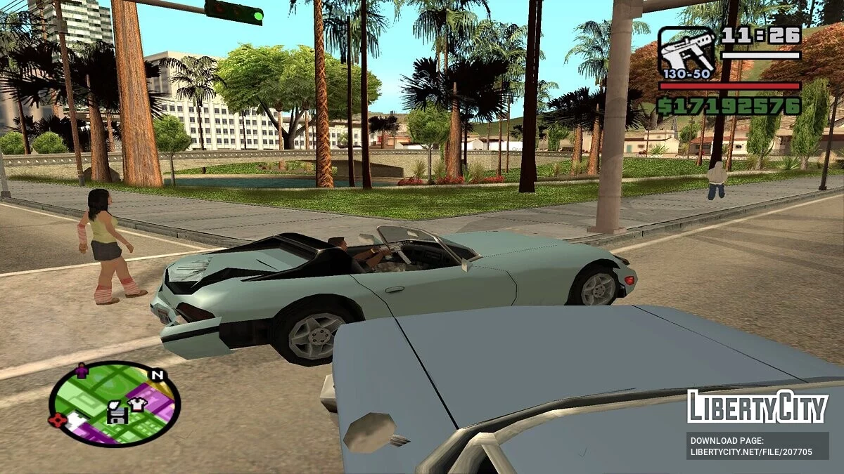 Glen Park с текстурами высокого разрешения / GTA San Andreas