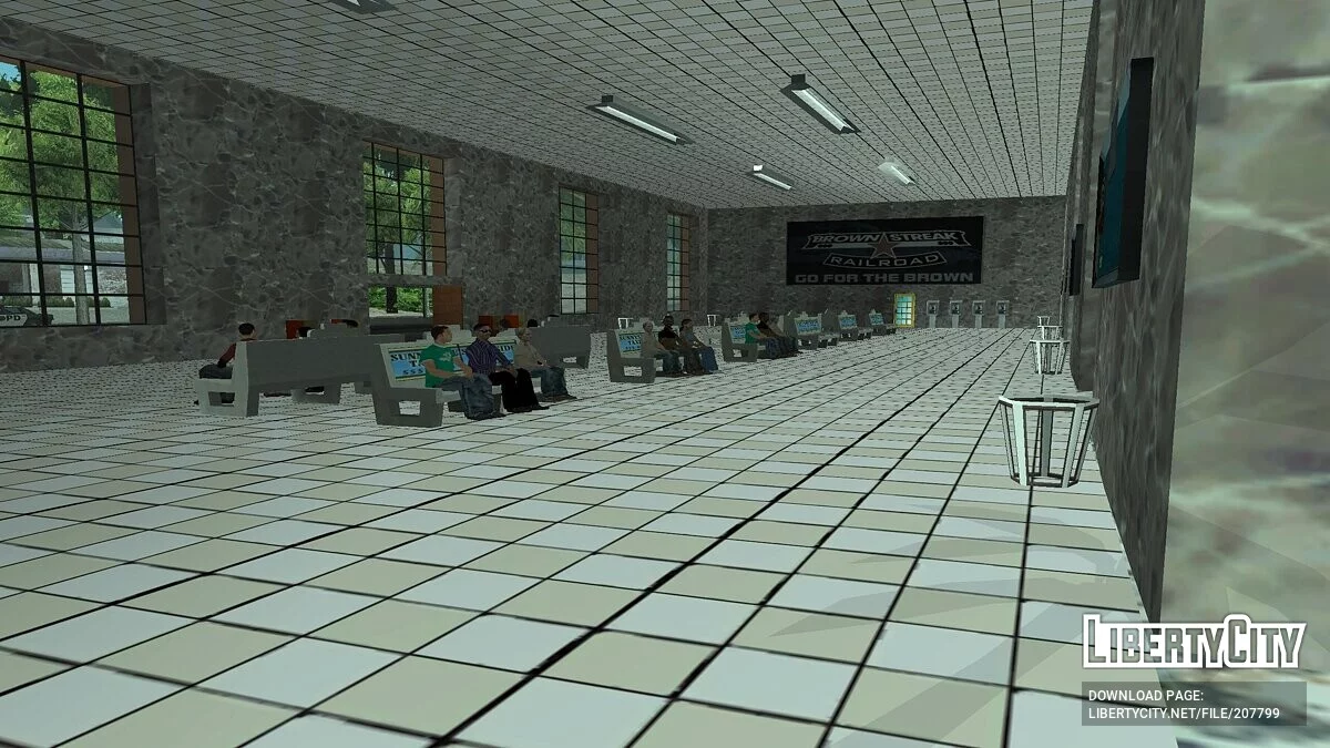 Новый вокзал в San Fierro / GTA San Andreas